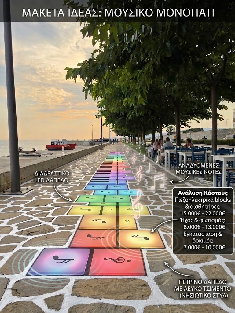 Το Μουσικό Μονοπάτι των Χρωμάτων (Interactive Floor)