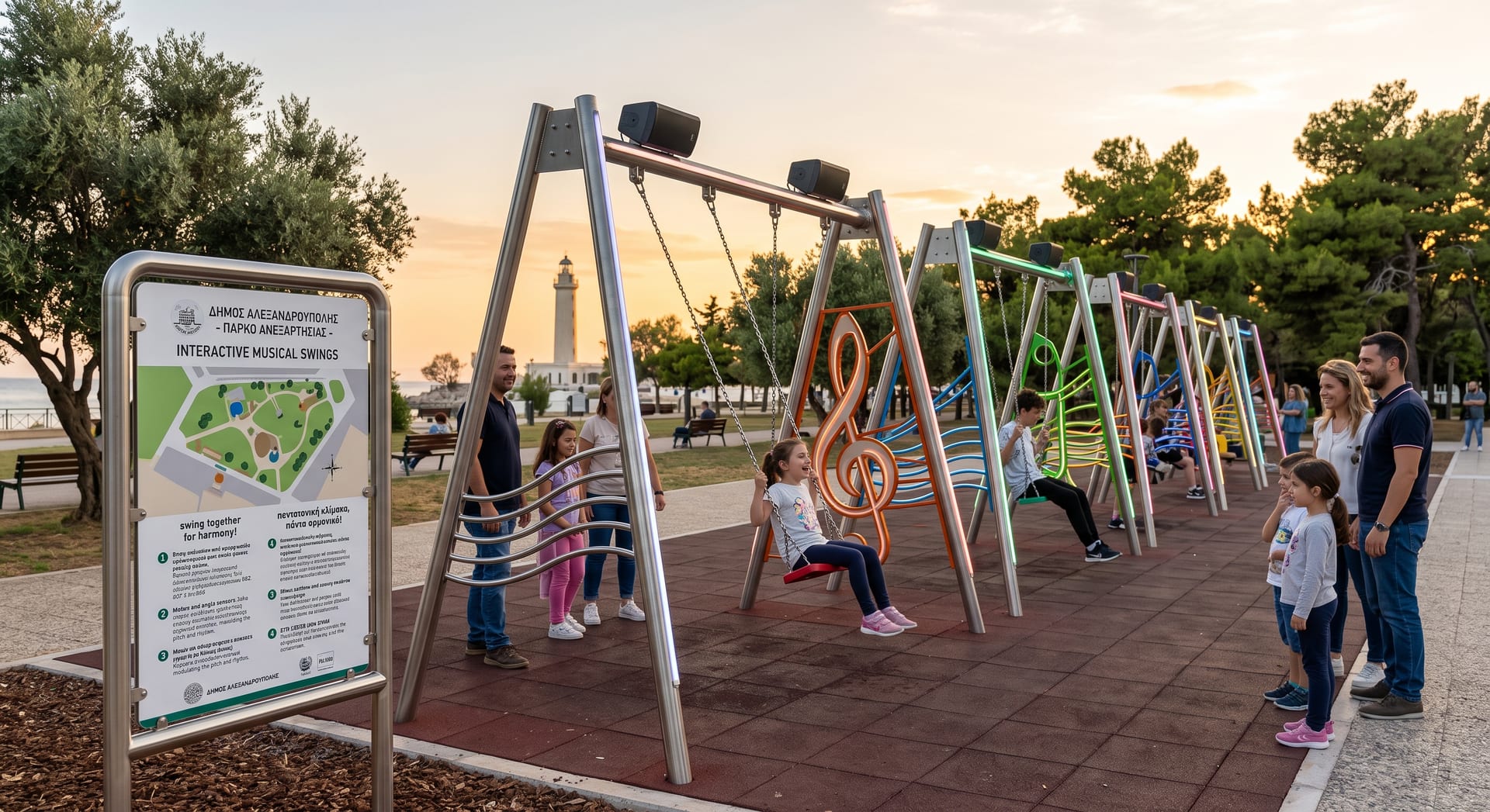 Διαδραστικές Μουσικές Κούνιες (Interactive Musical Swings)