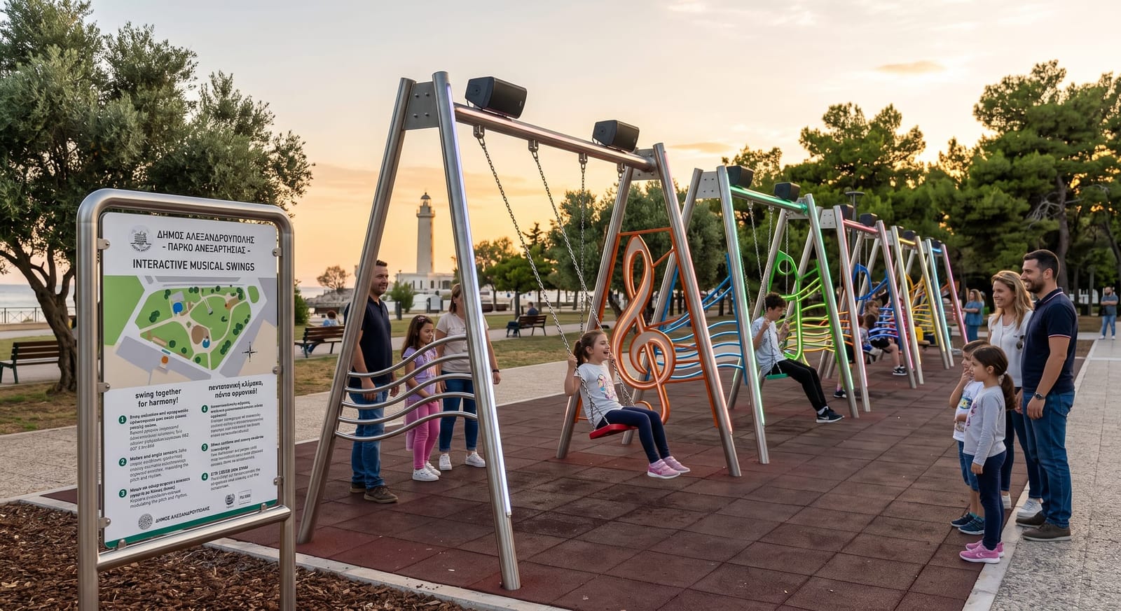 Διαδραστικές Μουσικές Κούνιες (Interactive Musical Swings)